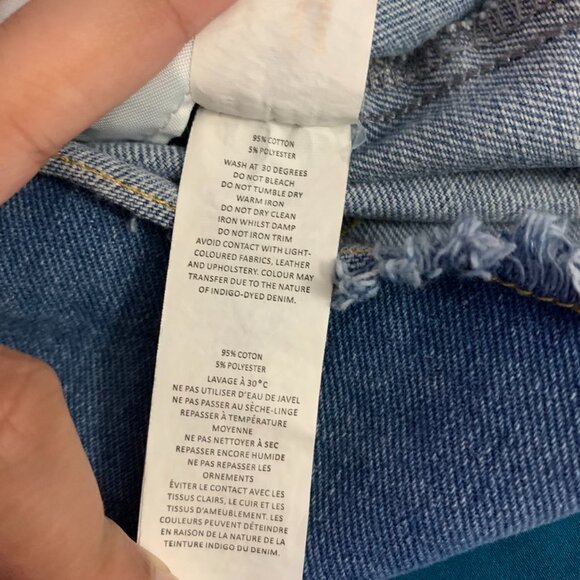 PrettyLittleThing Distressed Oversized Denim Jacket - Picture 10 of 10